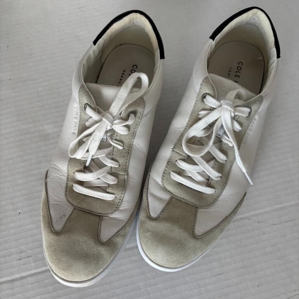 Cole Haan Grand. Øs White Leather Women's Sneakers Size 10b